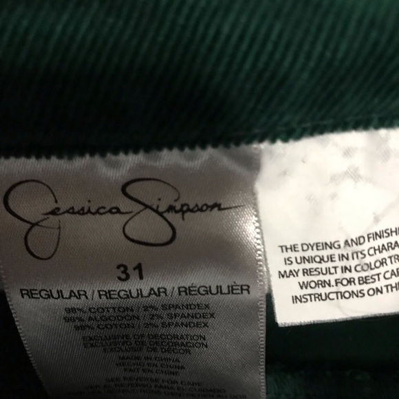 Jessica Simpson Forever Skinny Corduroys Size 31 - Picture 4 of 5